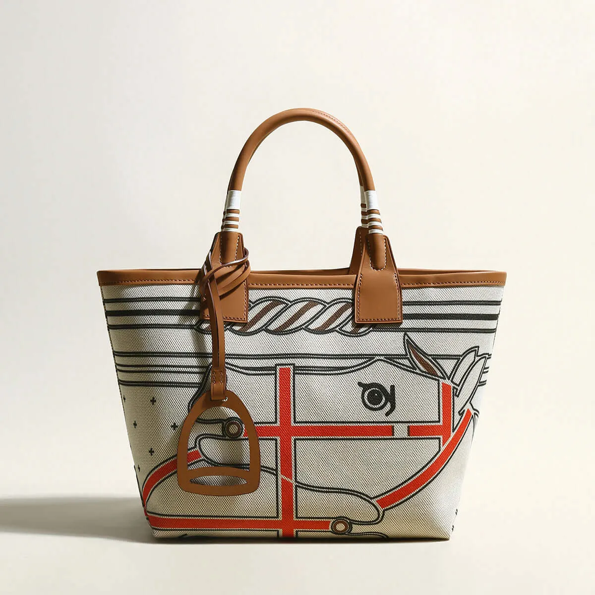 Colorful Abstract Top Handle Bag