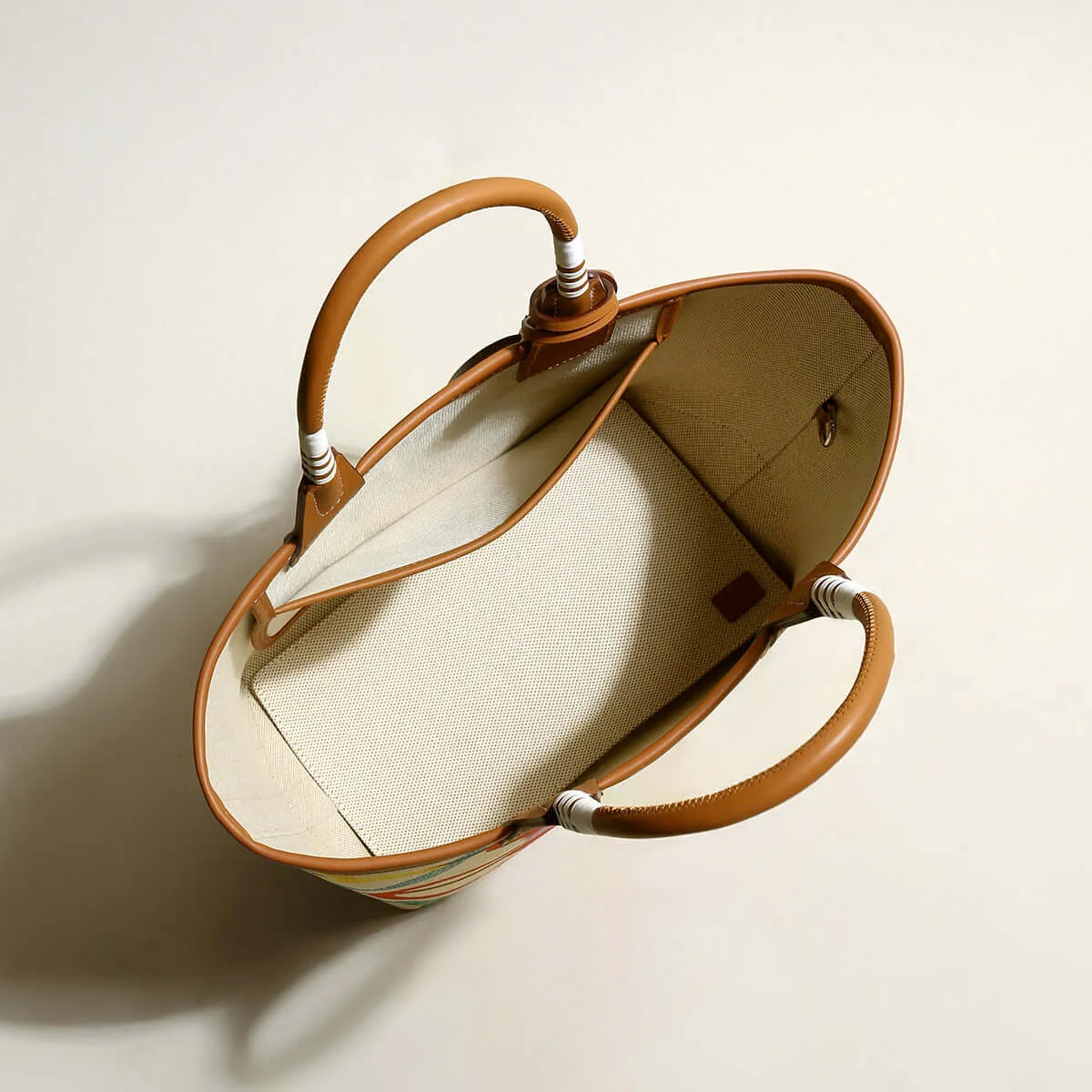 Colorful Abstract Top Handle Bag