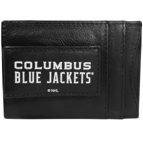 Columbus Blue Jackets® Logo Leather Cash and Cardholder