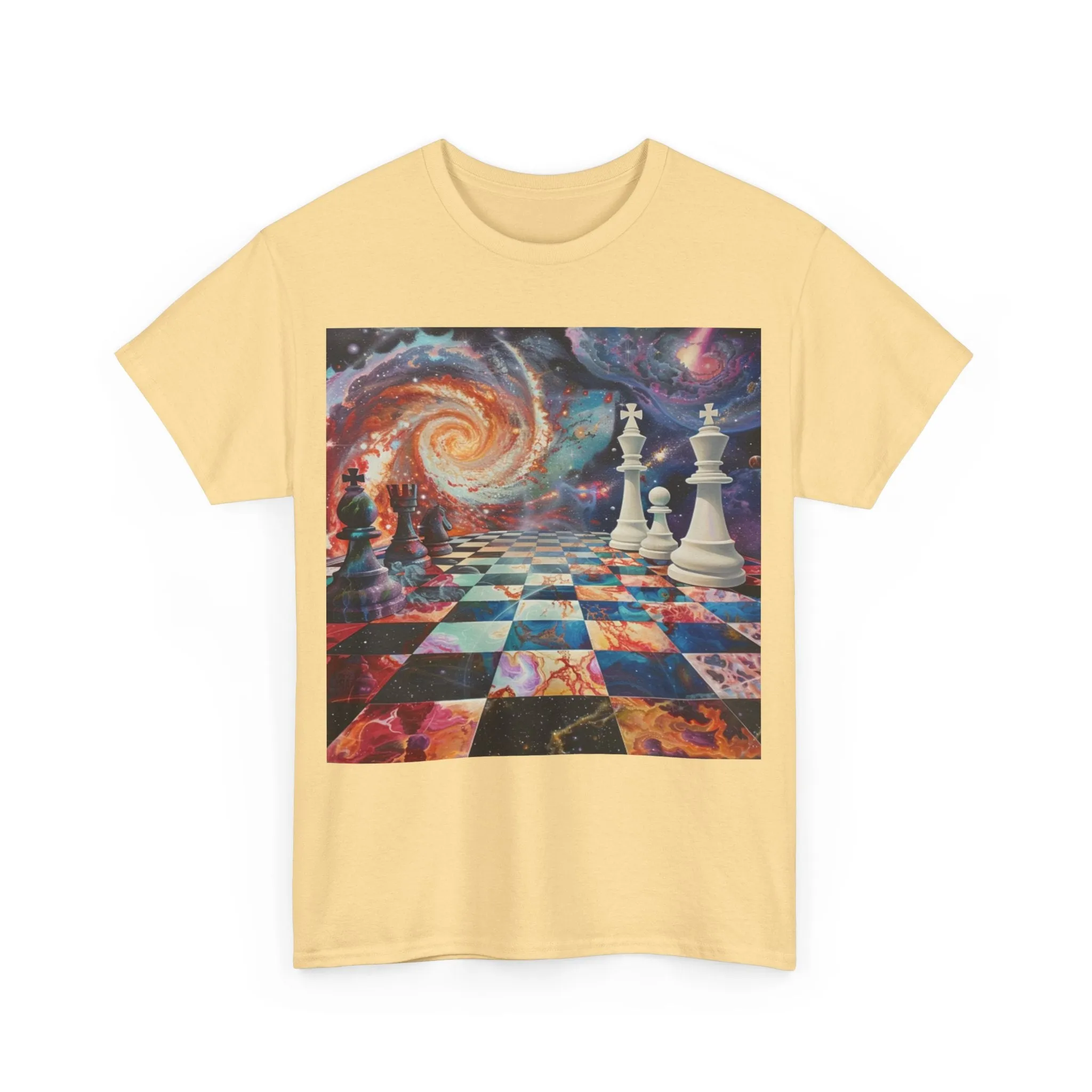 Cosmic Chess Unisex Heavy Cotton Tee