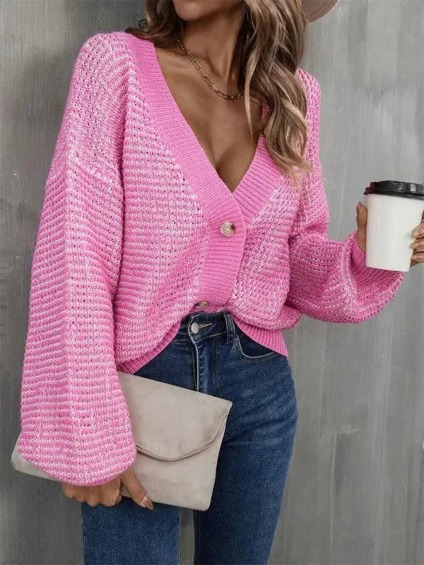 Cropped Amazon Cardigan Sweater