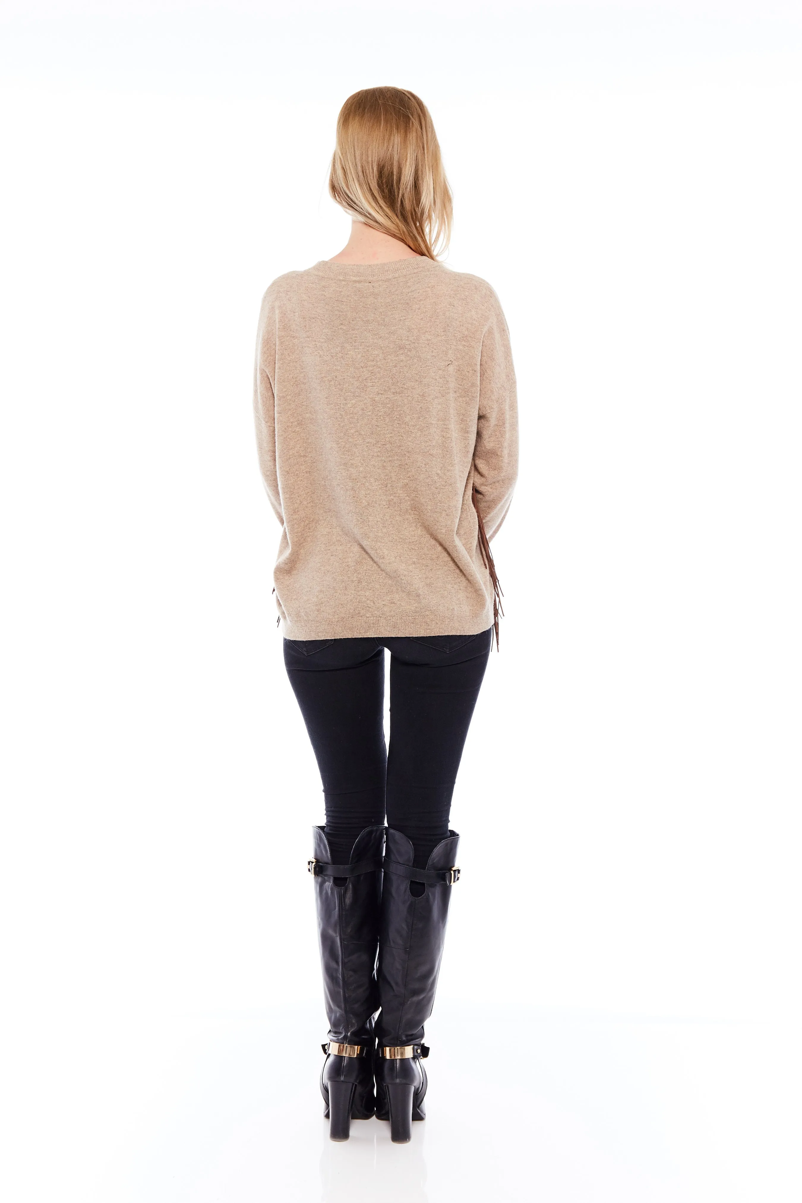 Discover Women's Beige Sweaters Online