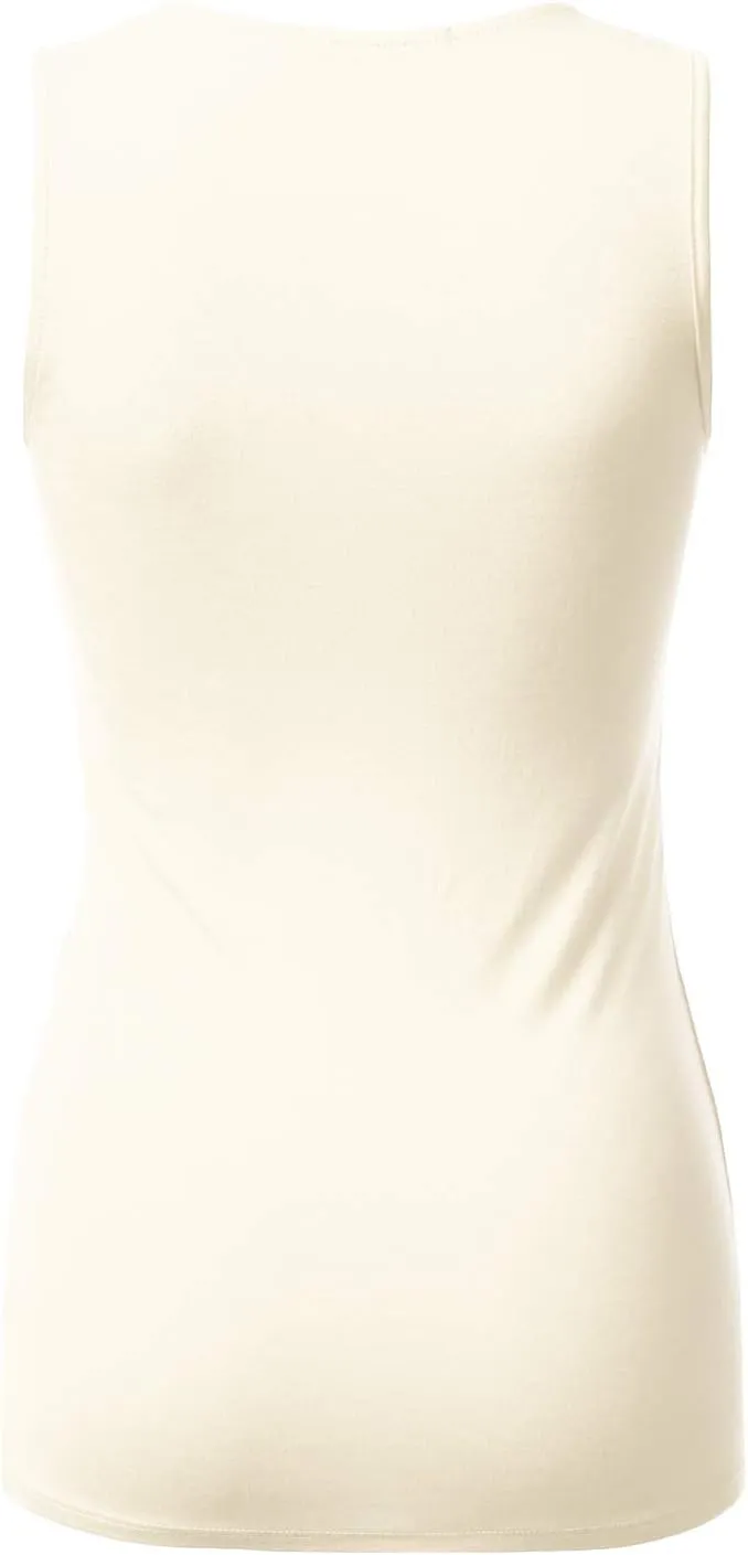 DOUBLJU Tank Tops For Women Cami Deep V Neck Sleeveless Satin Ruched Hem Tops Casual Basic Wrap T Shirts with Plus Size