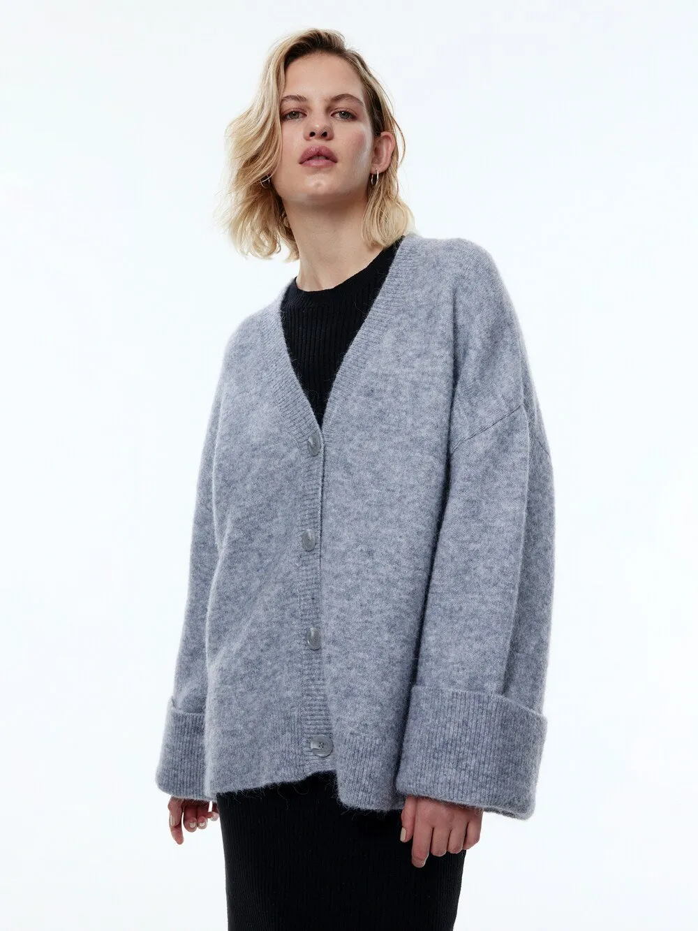 Edited Haima knitted cardigan, gray