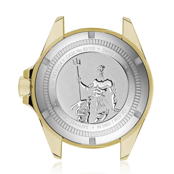 Edox Neptunian Automatic Men's Gold Watch 80120-37JCA-AID