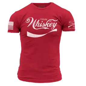 Enjoy Whiskey T-Shirt - Red