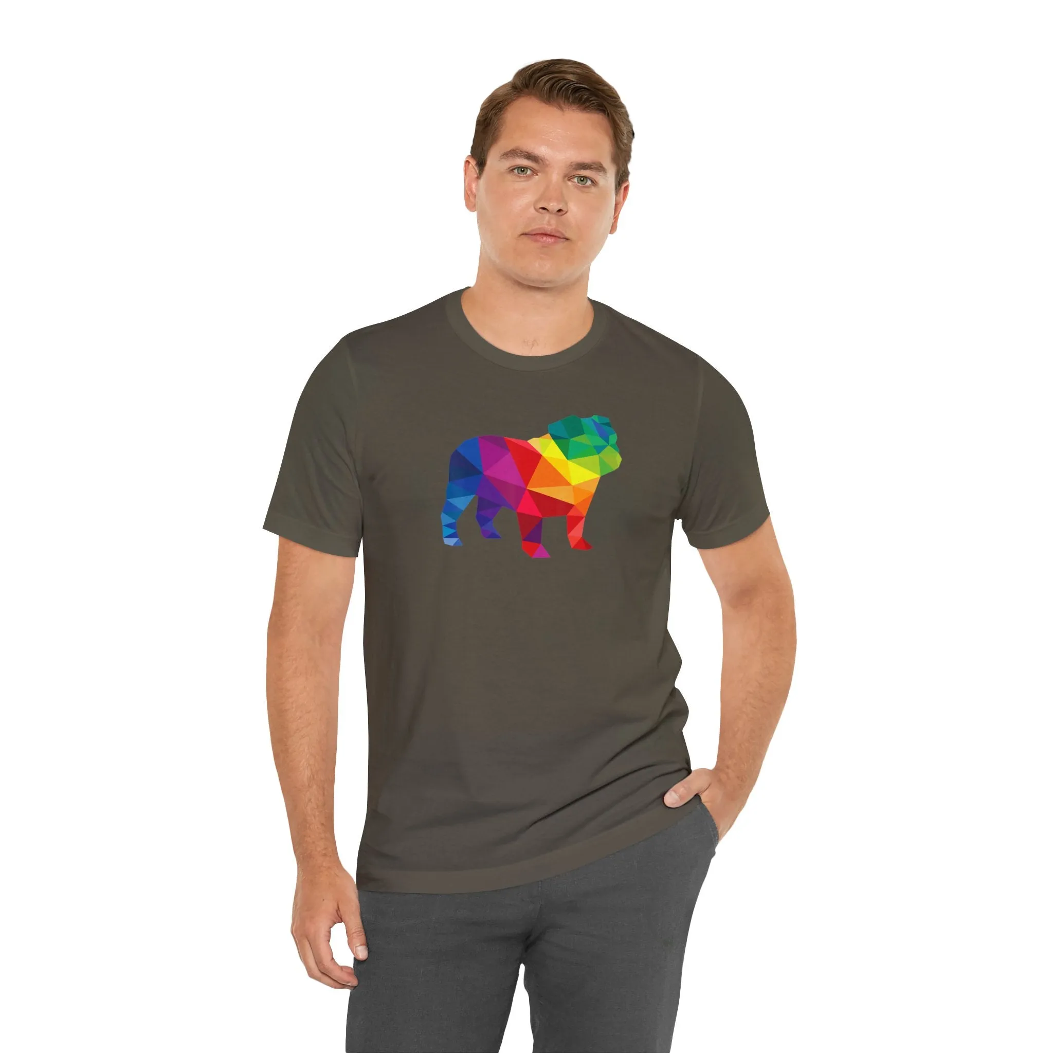 Geometric Pride Dog