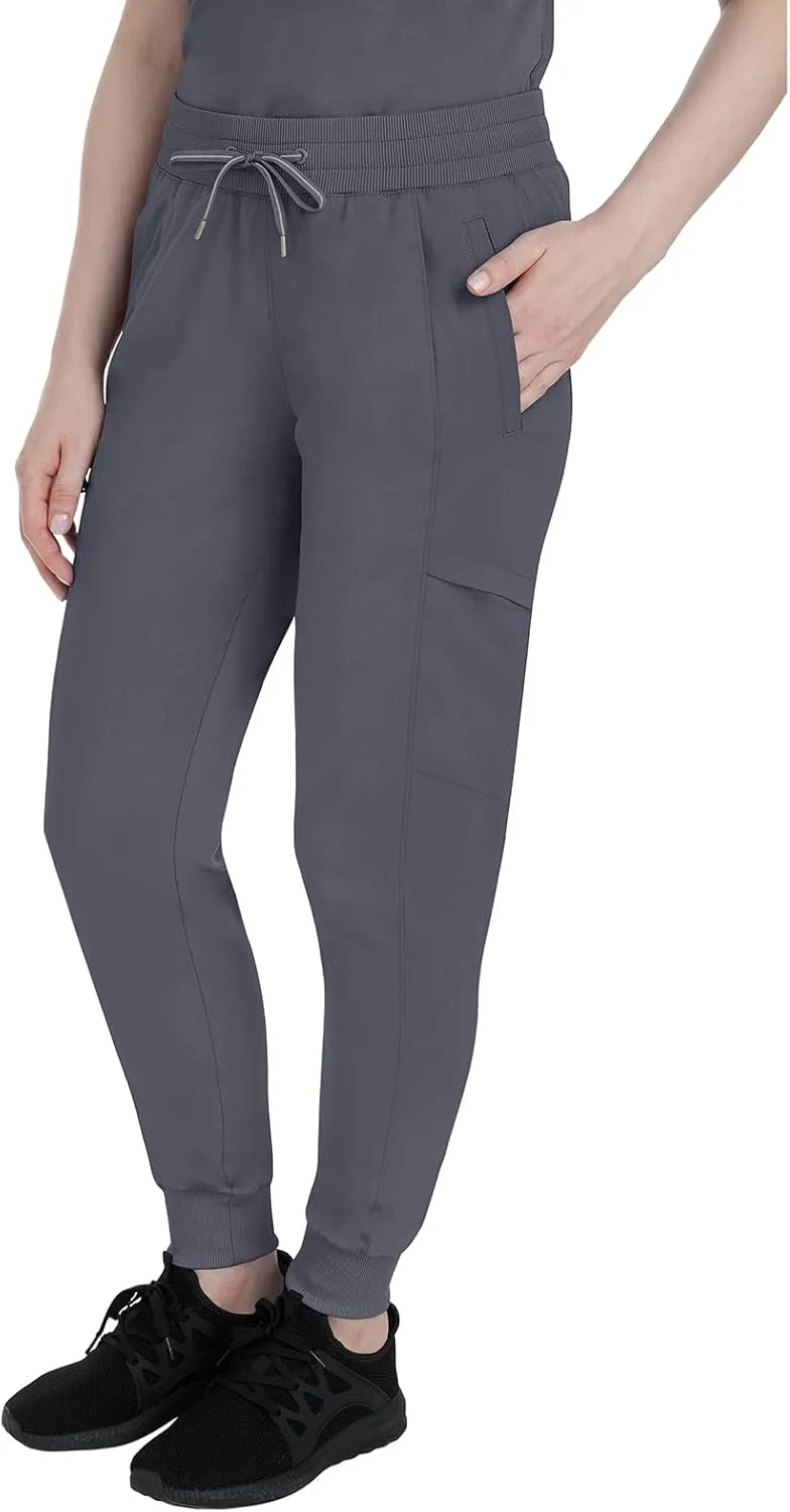 Healing Hands Women's Scrub Pant 7 Pockets Elastic Drawstring, with Moisture Wicking & 2-Way Stretch Technology - 9244