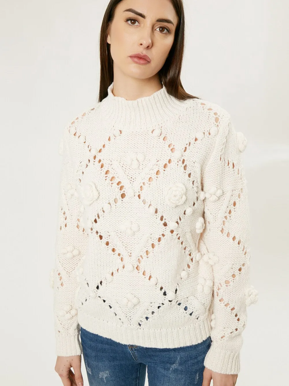 Influencer sweater, beige