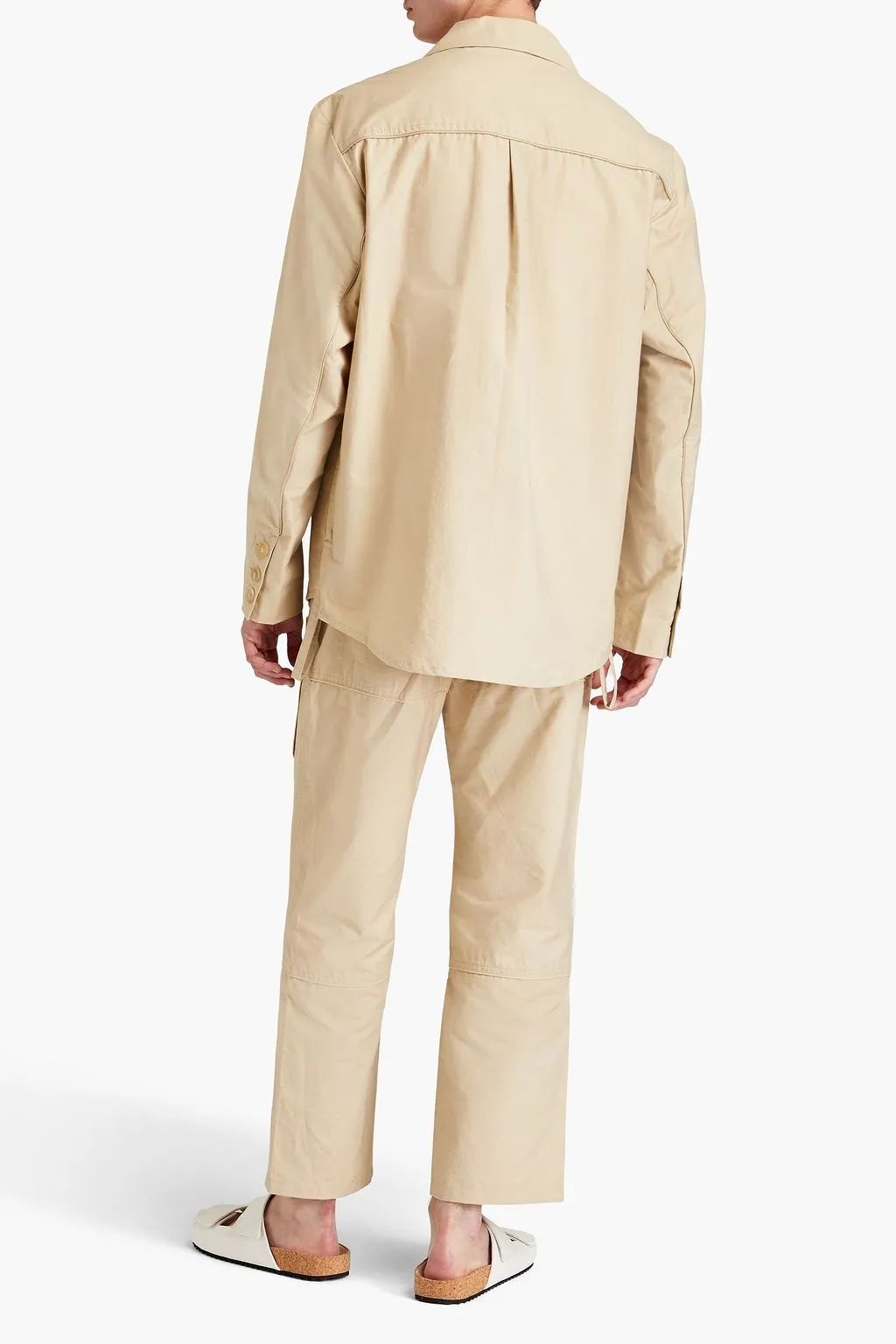 JACQUEMUS Cotton Blend Pacalo Twill Blazer, Beige