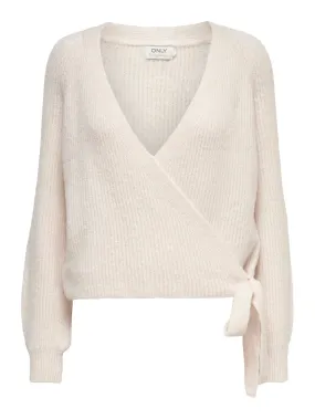 Knitted cardigan ONLY Mia, cream