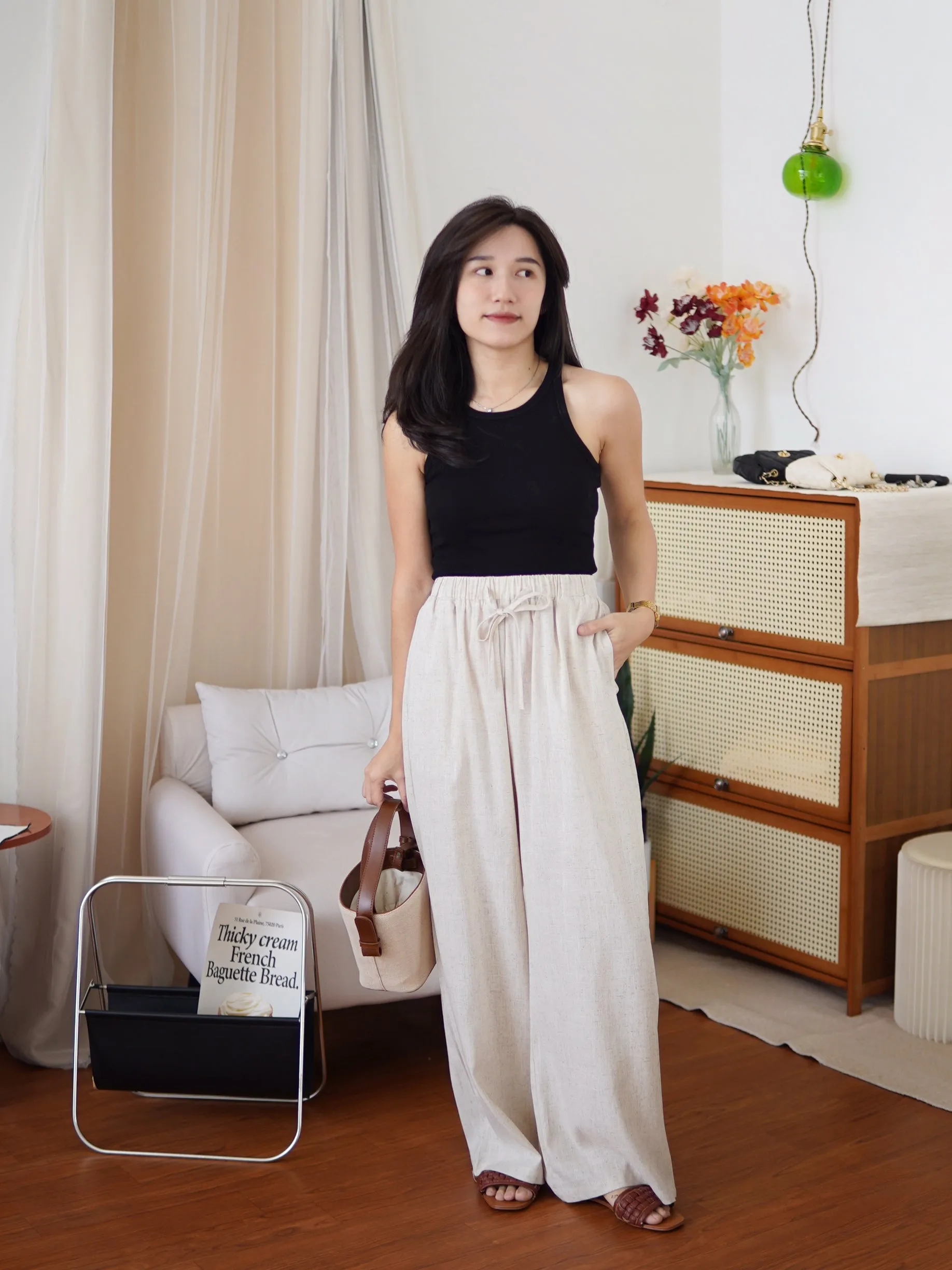 [LM.made] Morie Ramie Trousers
