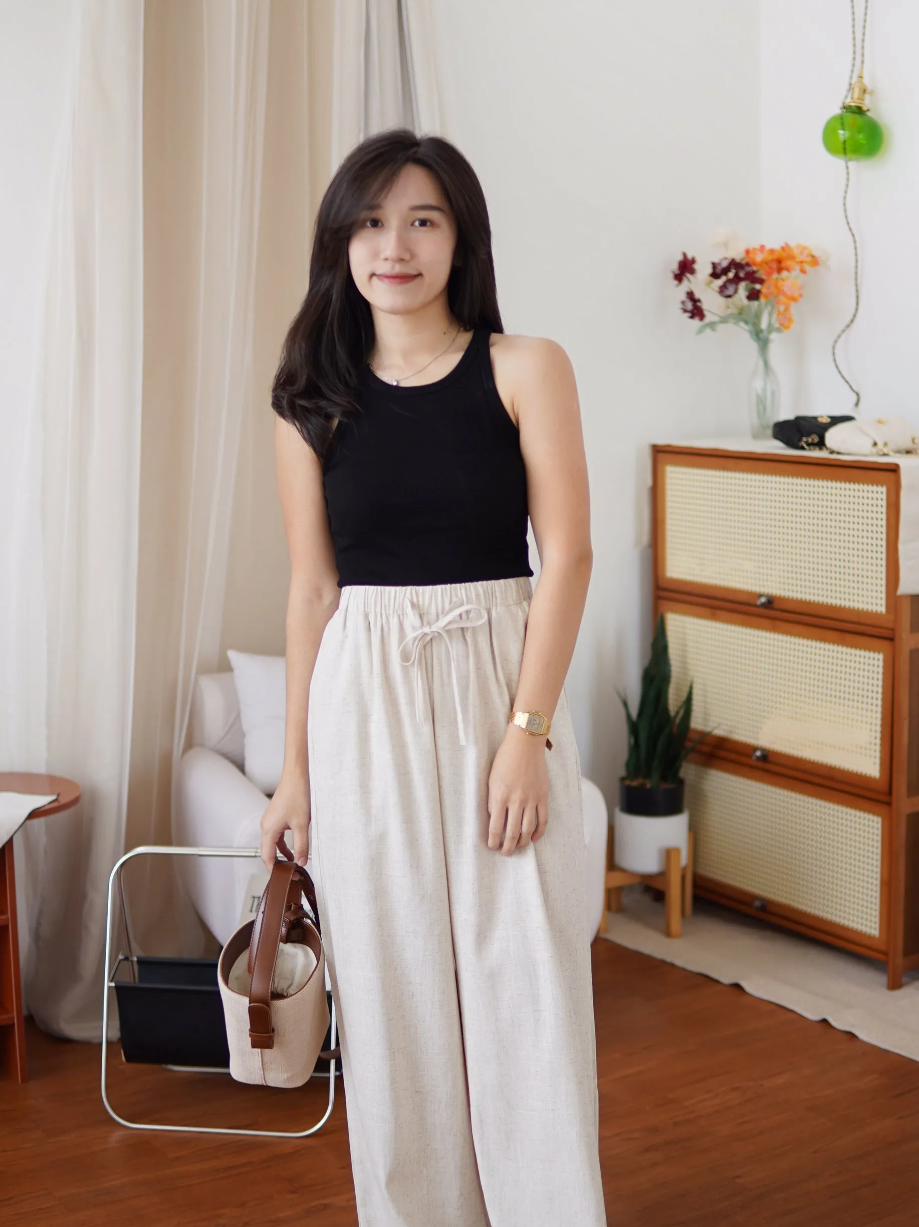 [LM.made] Morie Ramie Trousers