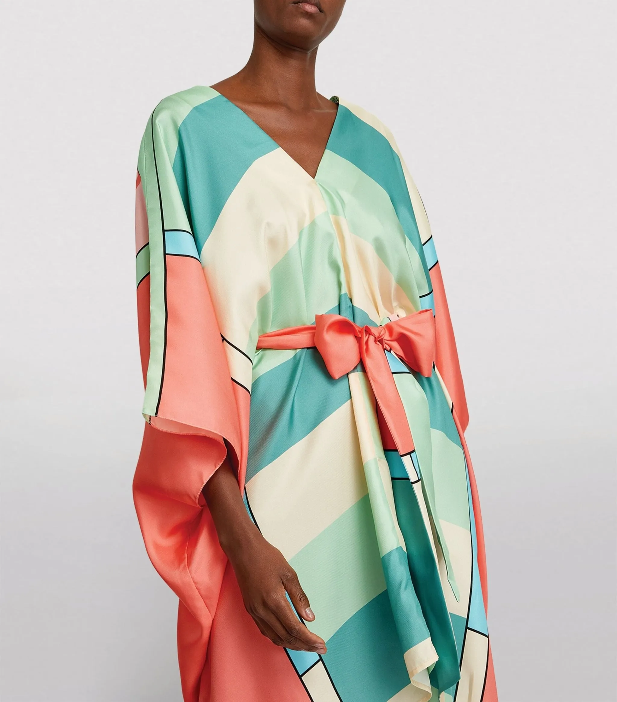 Luxury Soft Satin Silk Kaftan – Soft, Shiny, Caftan For Women's