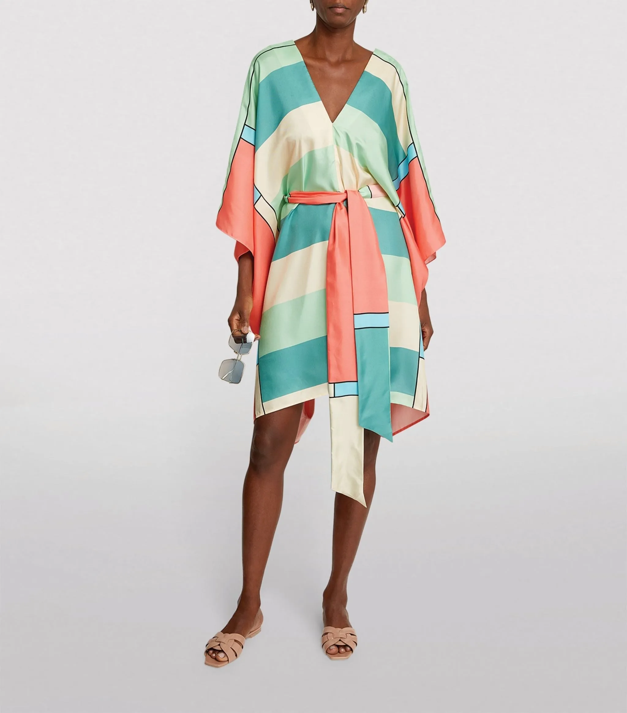 Luxury Soft Satin Silk Kaftan – Soft, Shiny, Caftan For Women's