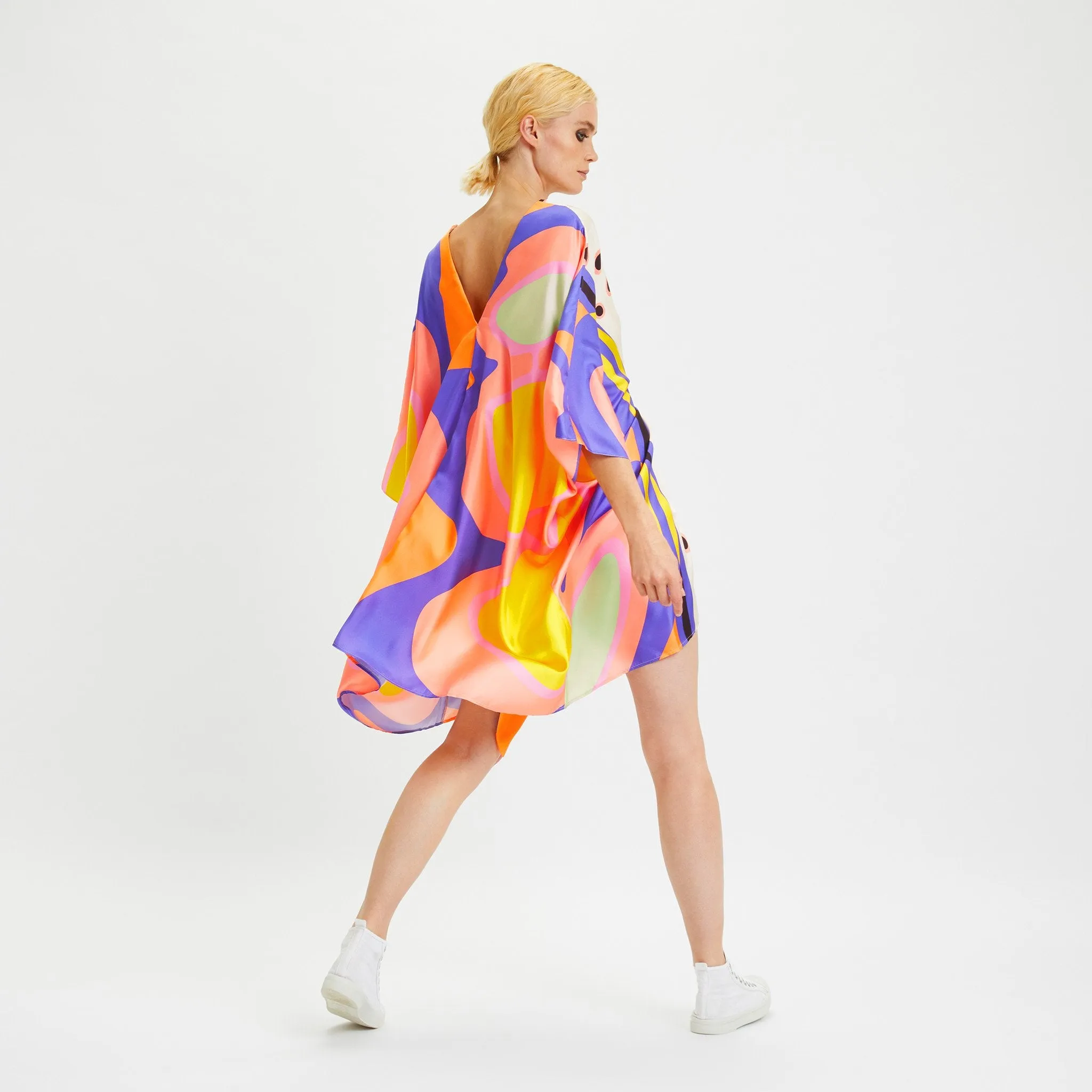 Luxury Soft Satin Silk Kaftan – Soft, Shiny,Caftan For Women's