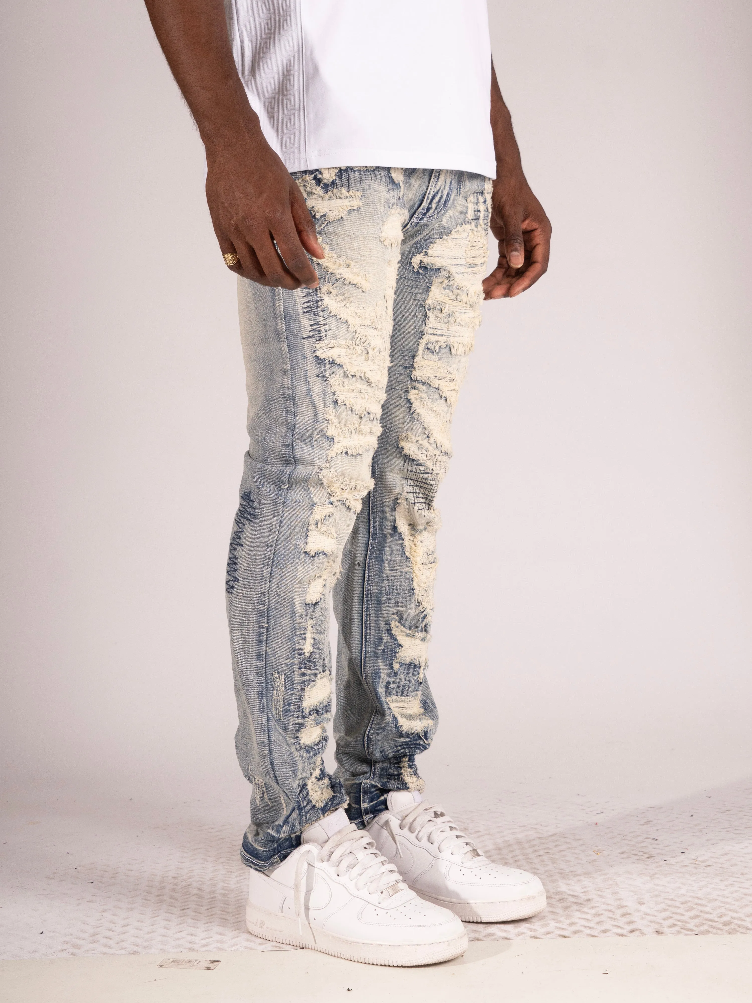 M1917 Parco Jeans- Light Wash