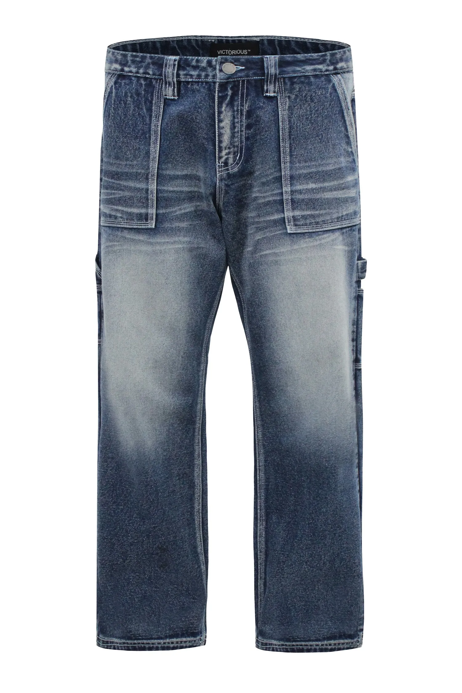 Men's Baggy Fit Carpenter Denim Jeans