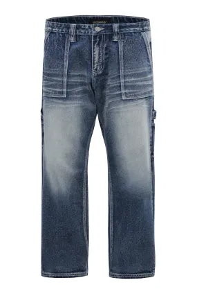 Men's Baggy Fit Carpenter Denim Jeans