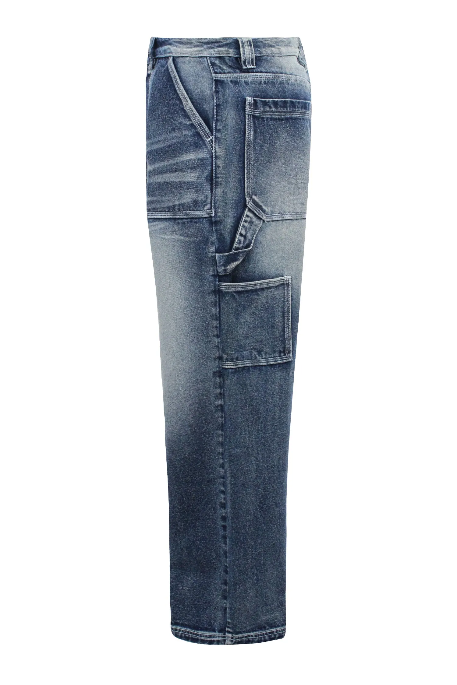 Men's Baggy Fit Carpenter Denim Jeans