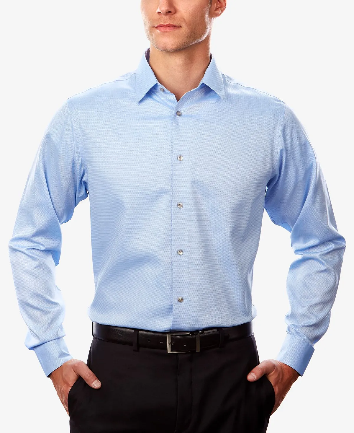 Men's shirt calvin klein steel classic/regular non-iron stretch performance Calvin Klein