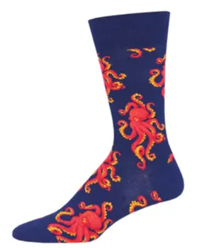 Men's Socktopus Crew Socks - Navy
