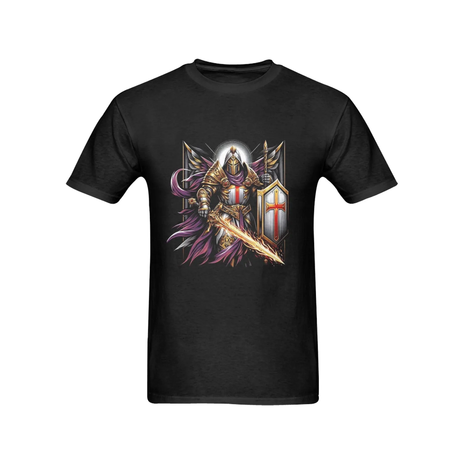 Men's Templar Knight Gildan Cotton T-Shirt