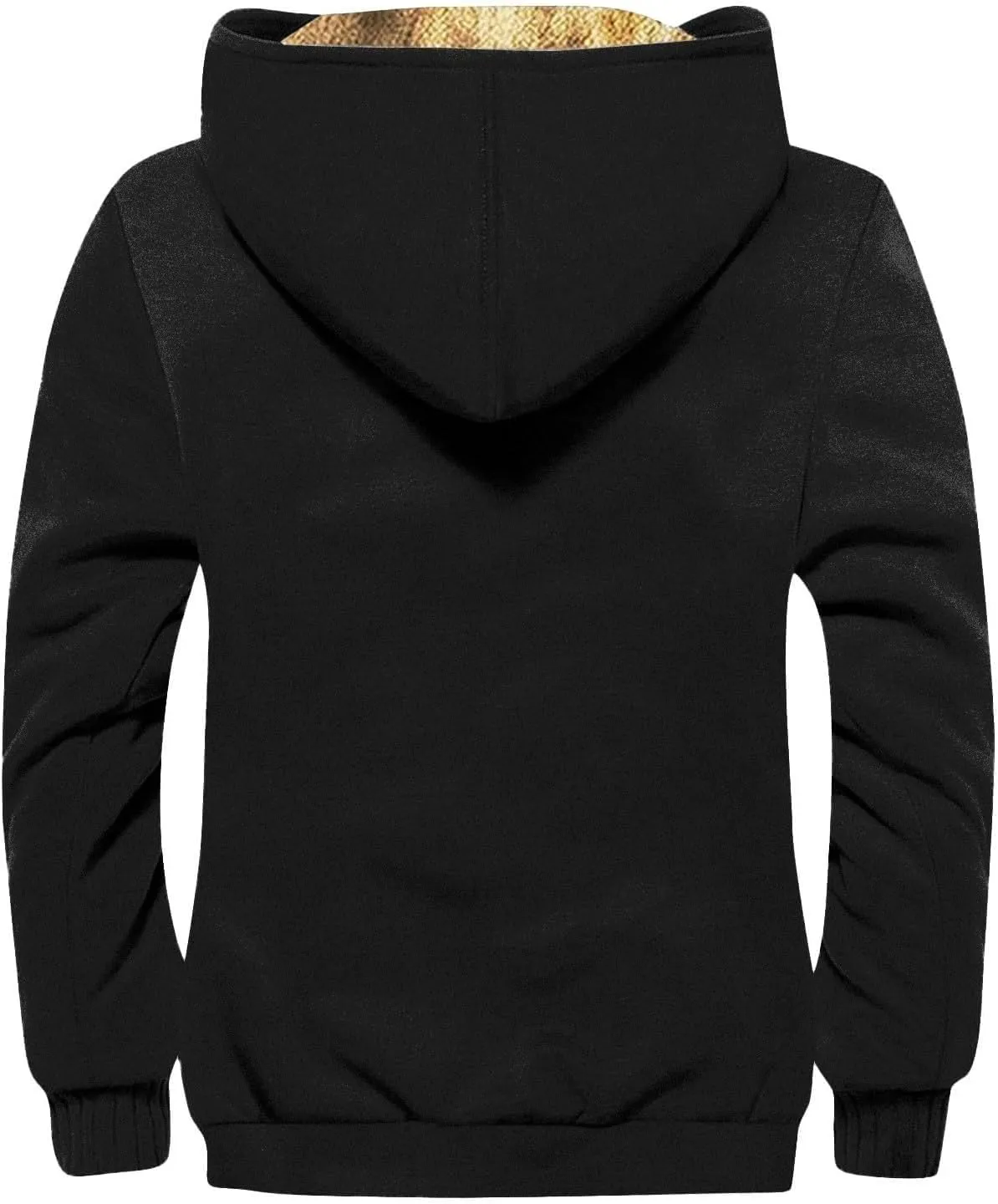 Mens Winter Tactical Hoodies Heavyweight Fleece Sherpa Lined Warm Sweatshirt Big And Tall Zip Up Military Work Jacket