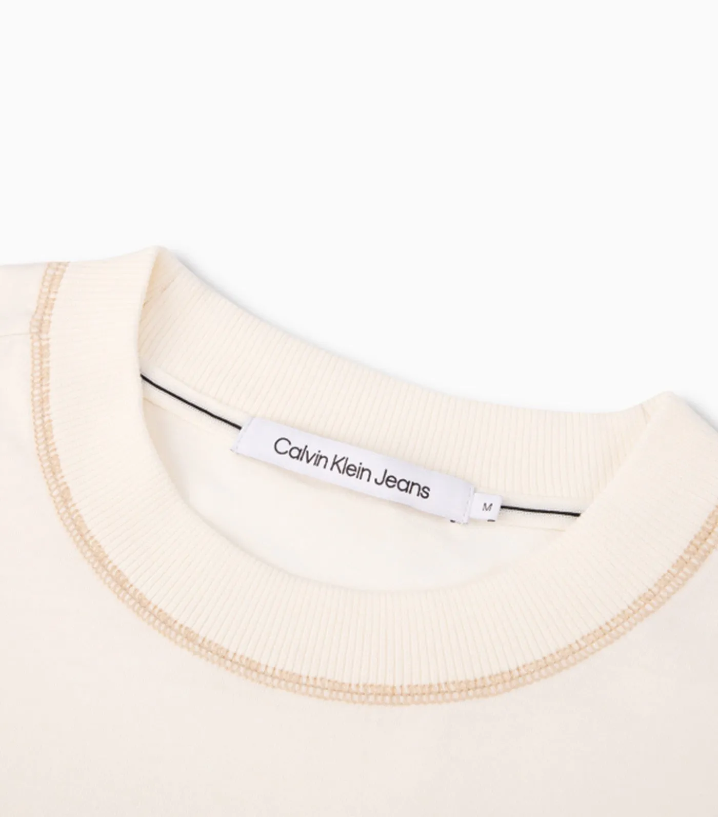 Oversized Monogram Mineral Dye T-Shirt Nude