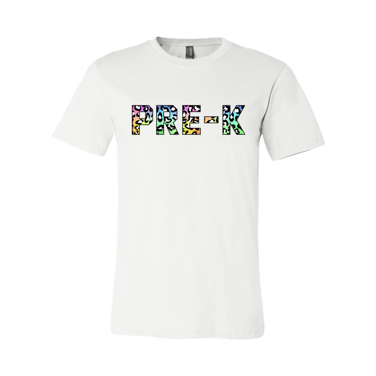 Pre-K Colorful Animal Print T-Shirt