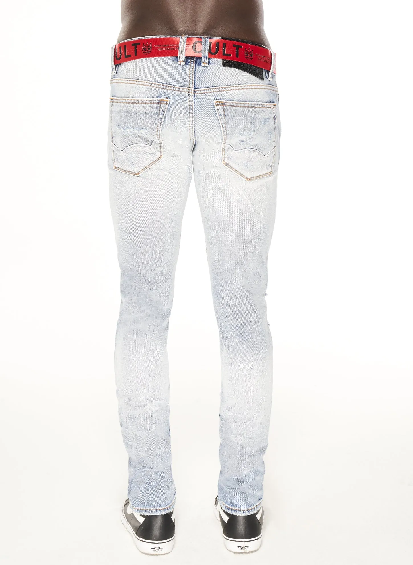 PUNK SUPER SKINNY STRETCH IN BLEACH