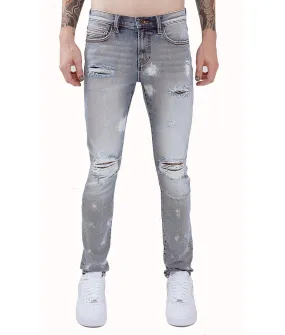PUNK SUPER SKINNY STRETCH IN BLEACH