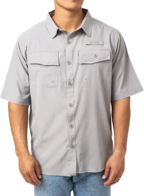 Realtree Men's Short Sleeve Performance Tech Vented UPF 50  Sun Protection Fishing Shirts