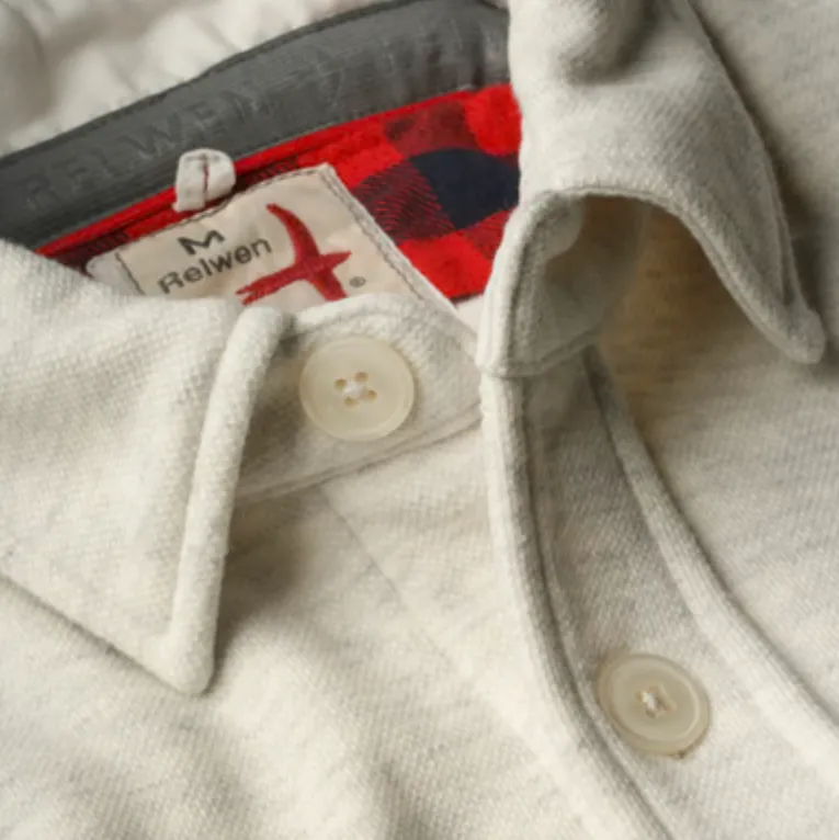 Relwen Pique FLC Workshirt Chalk