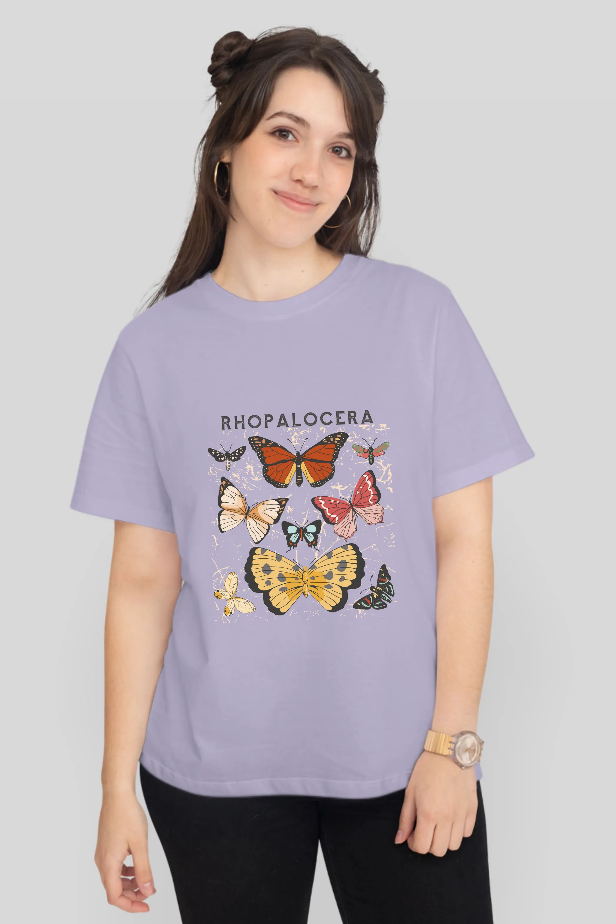 Rhopalocera Printed T-shirt for women