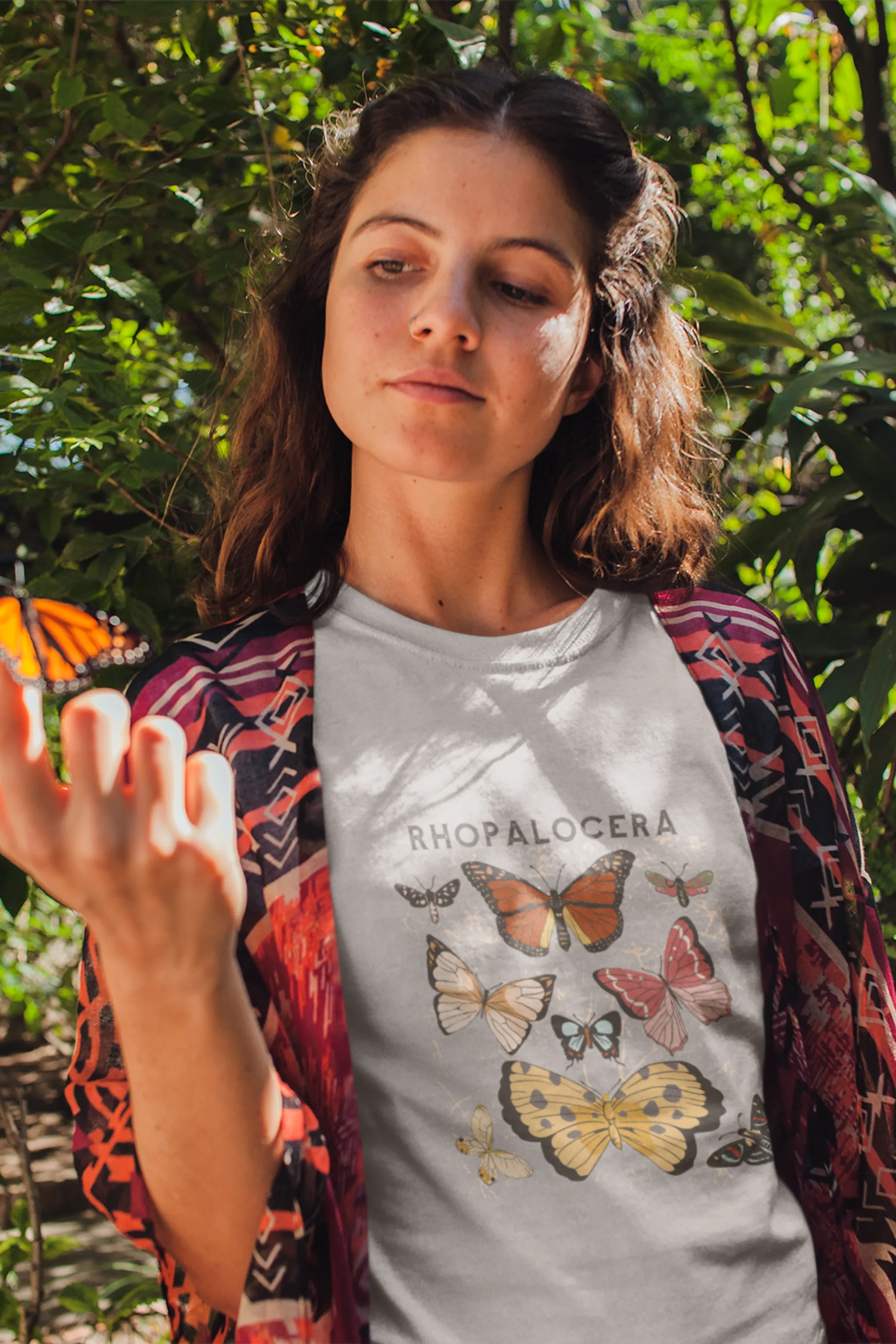 Rhopalocera Printed T-shirt for women