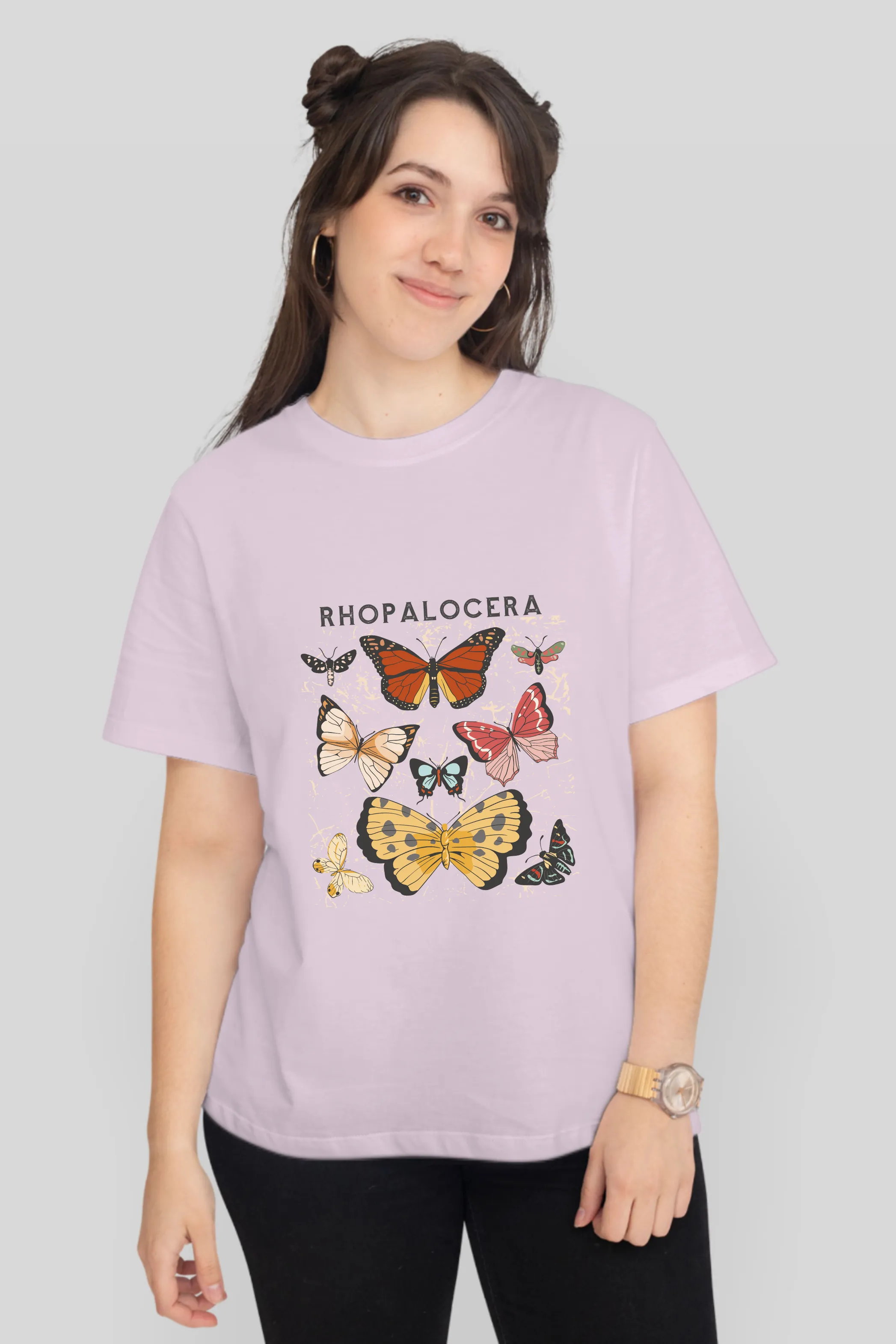 Rhopalocera Printed T-shirt for women