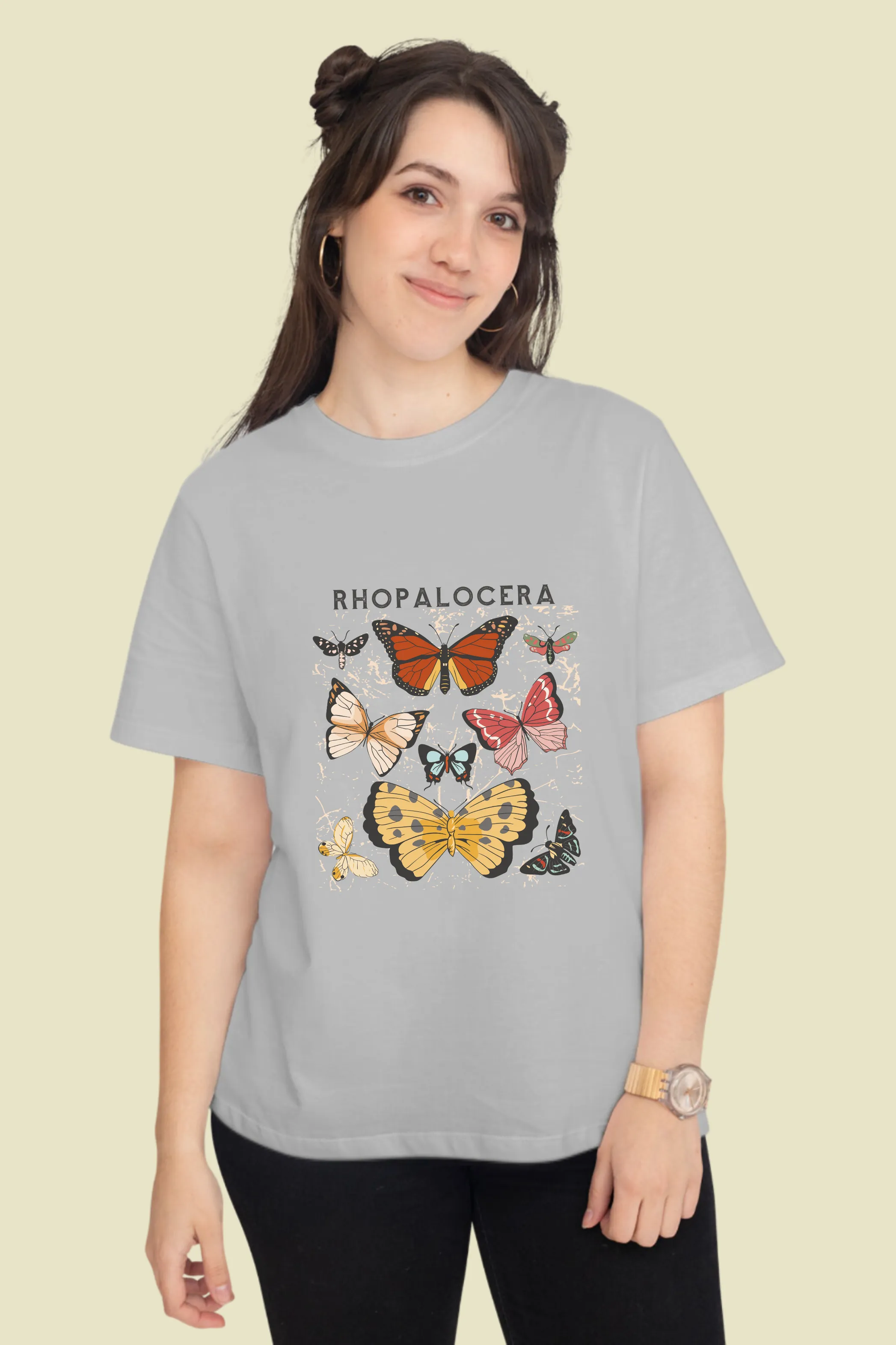 Rhopalocera Printed T-shirt for women