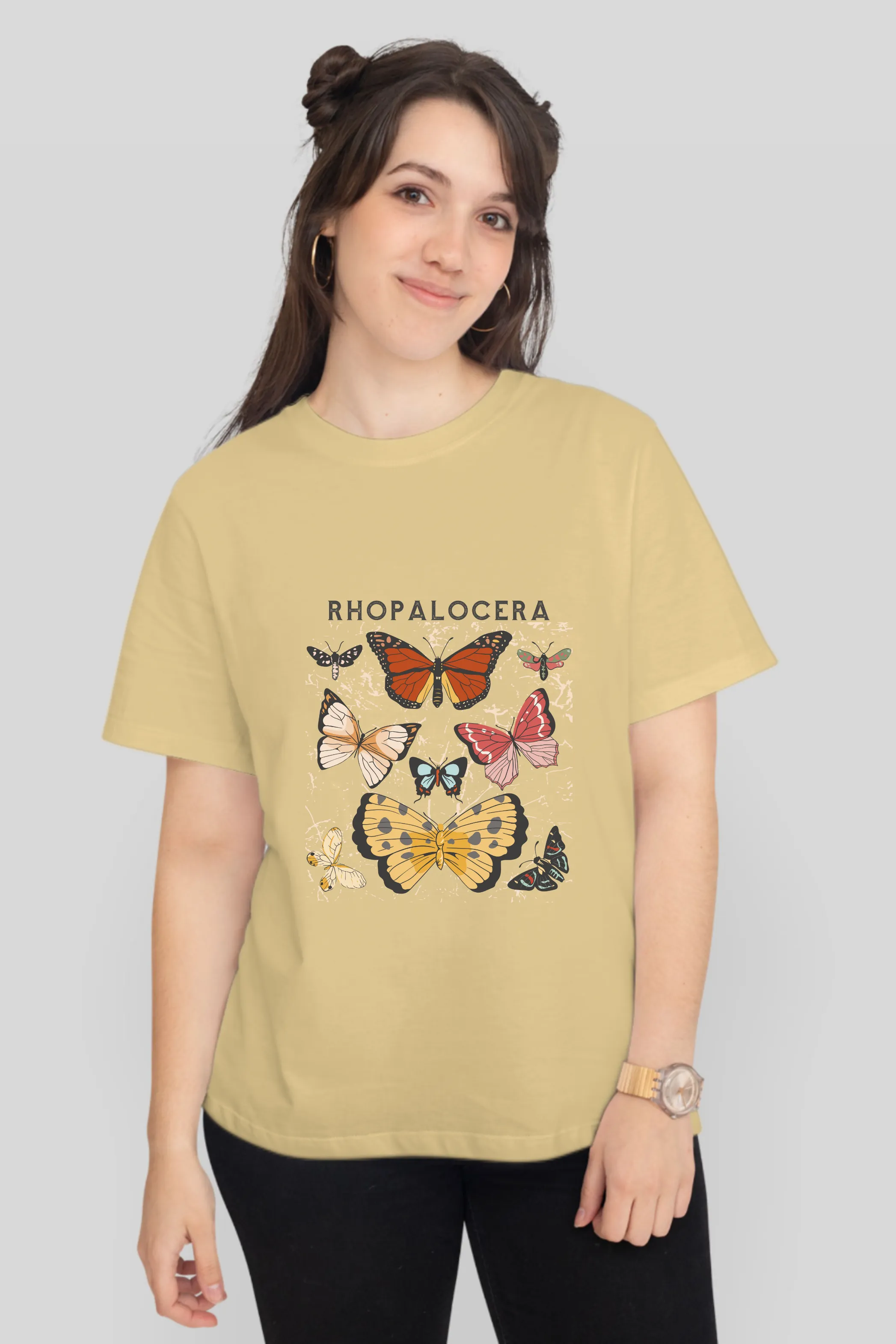 Rhopalocera Printed T-shirt for women