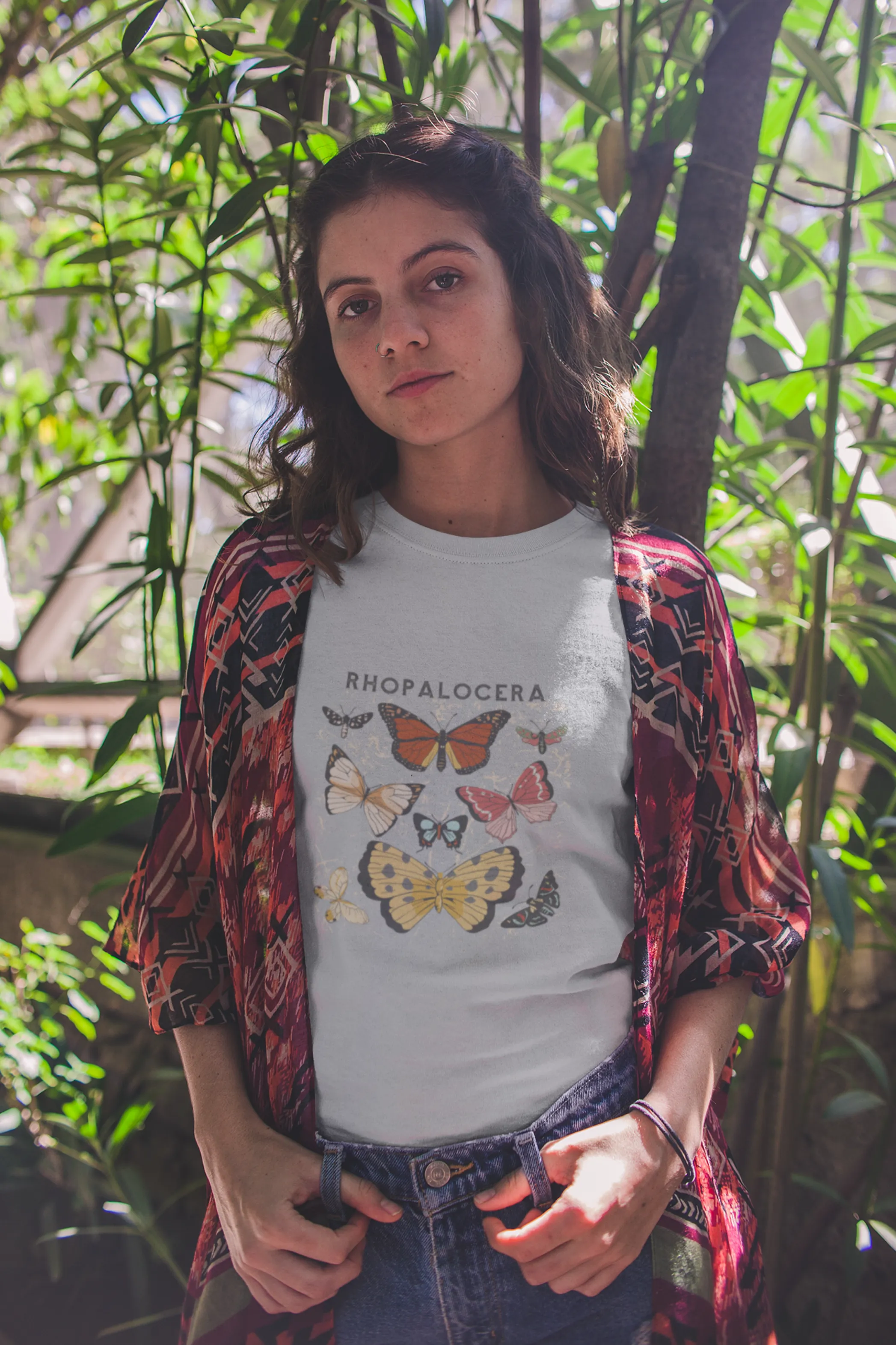 Rhopalocera Printed T-shirt for women