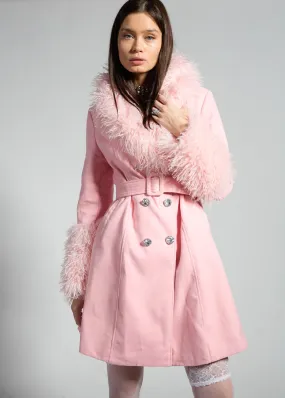 Rosé Trench Coat