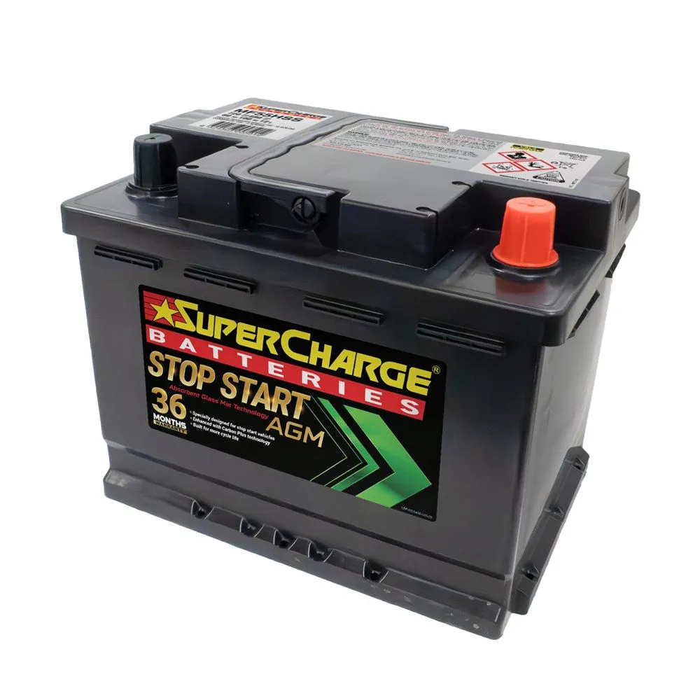 SuperCharge MF55HSS AGM Stop Start 12V Battery