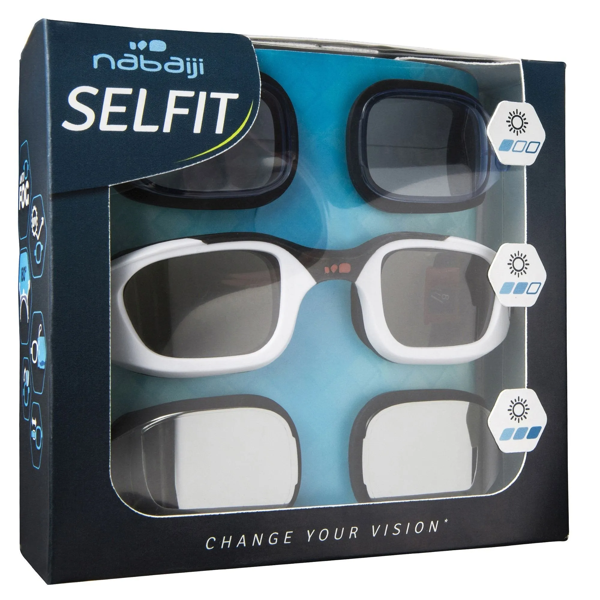 Swimming Goggles Selfit pack 3-in-1