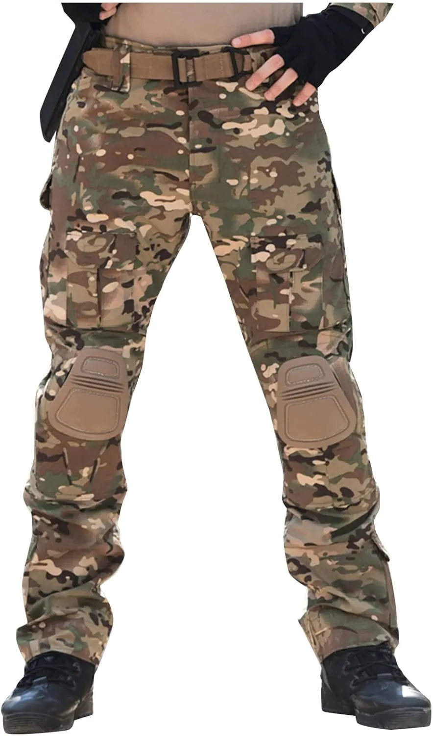 Tactical Uniform Men's Classic Hunting Combat Pants Outdoor Camo Military Army Cargo Pants Multi Pockets Work Trouser