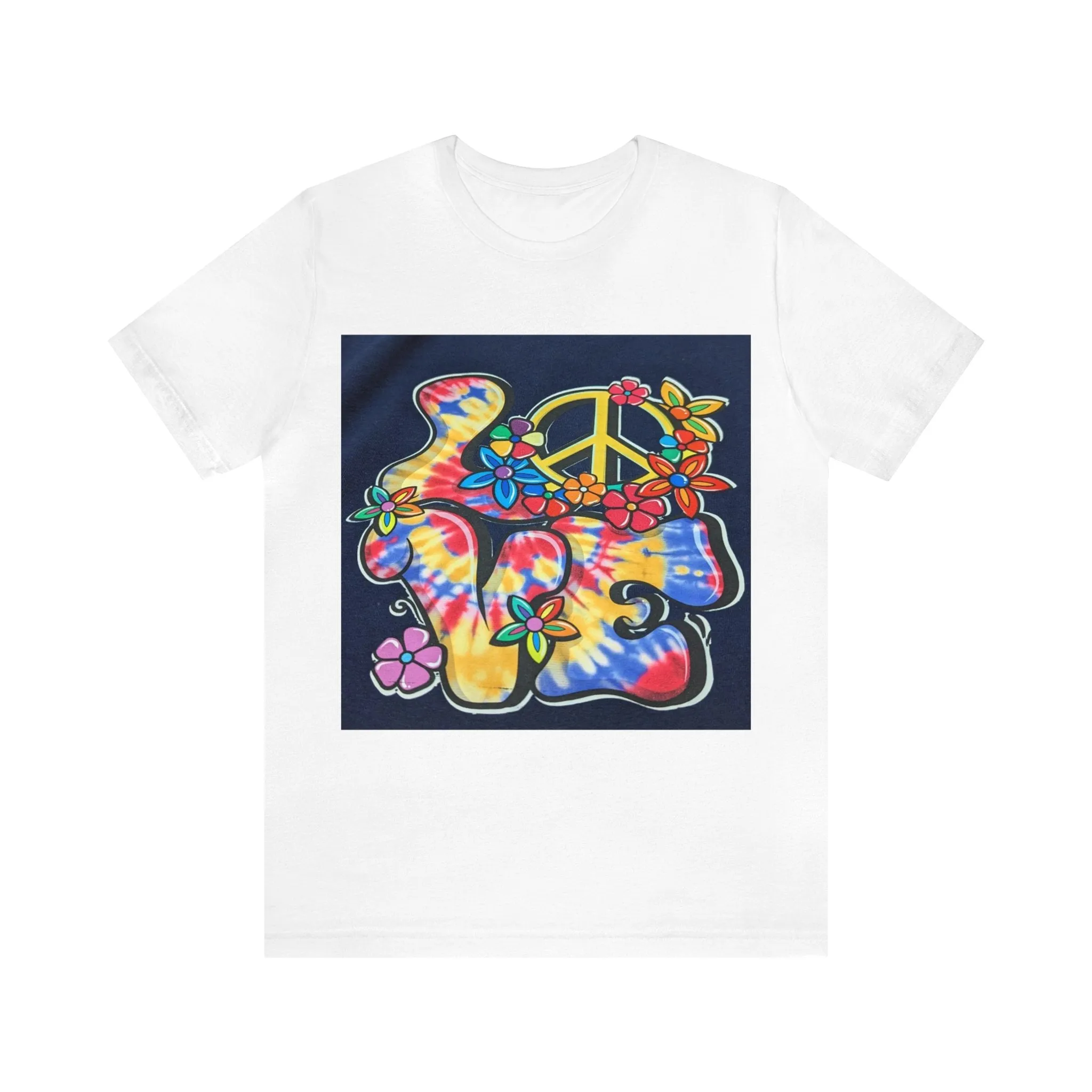 Tie-dye Love Short Sleeve Tee