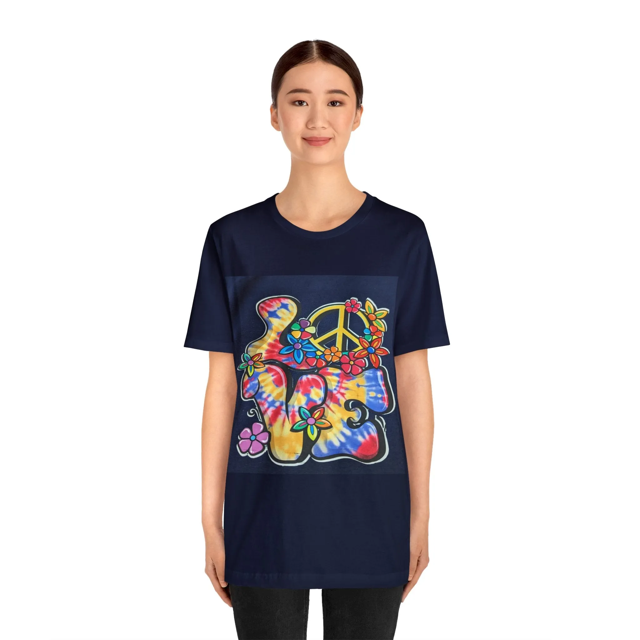 Tie-dye Love Short Sleeve Tee