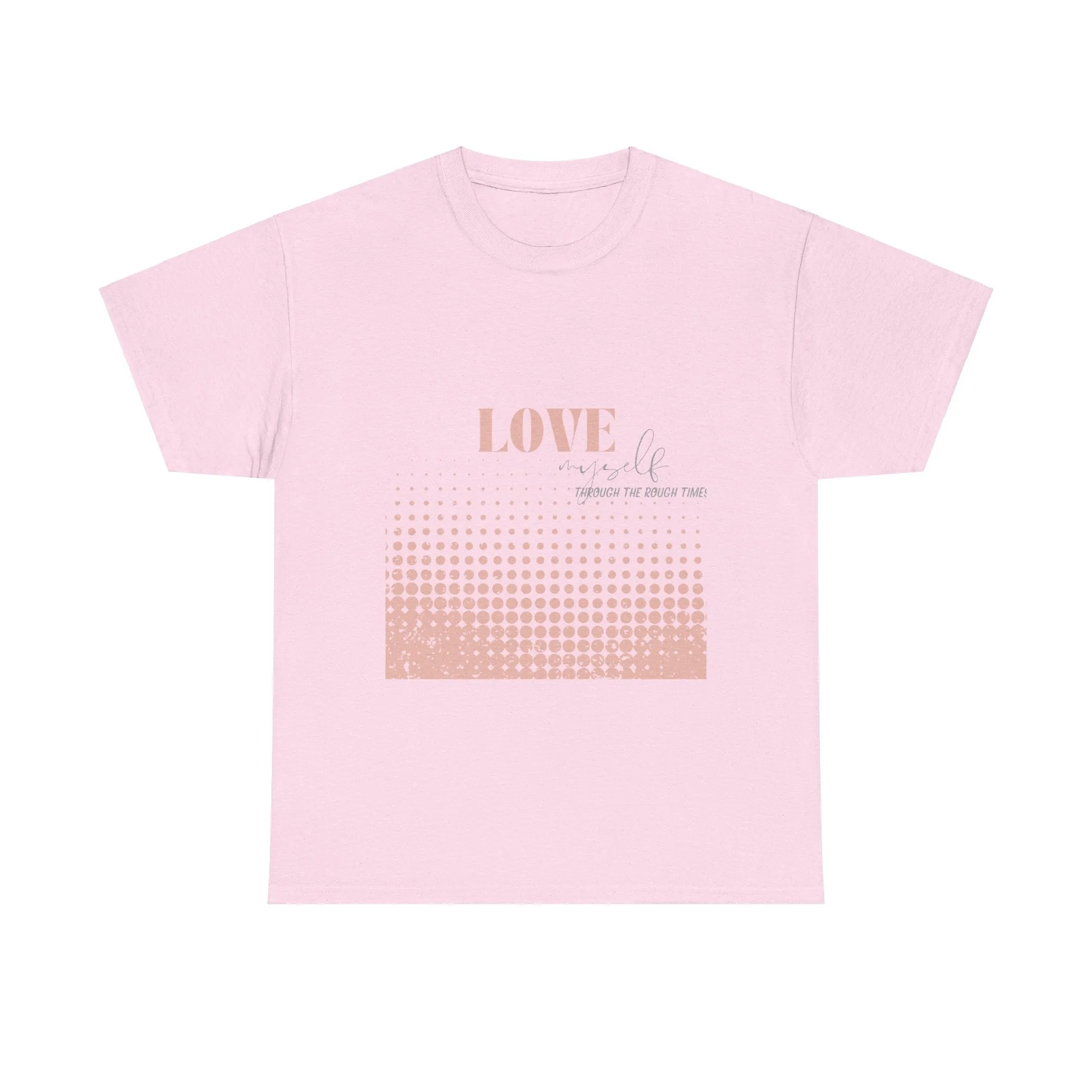 Unisex Heavy Cotton Tee-Love Myself through the Rough Times