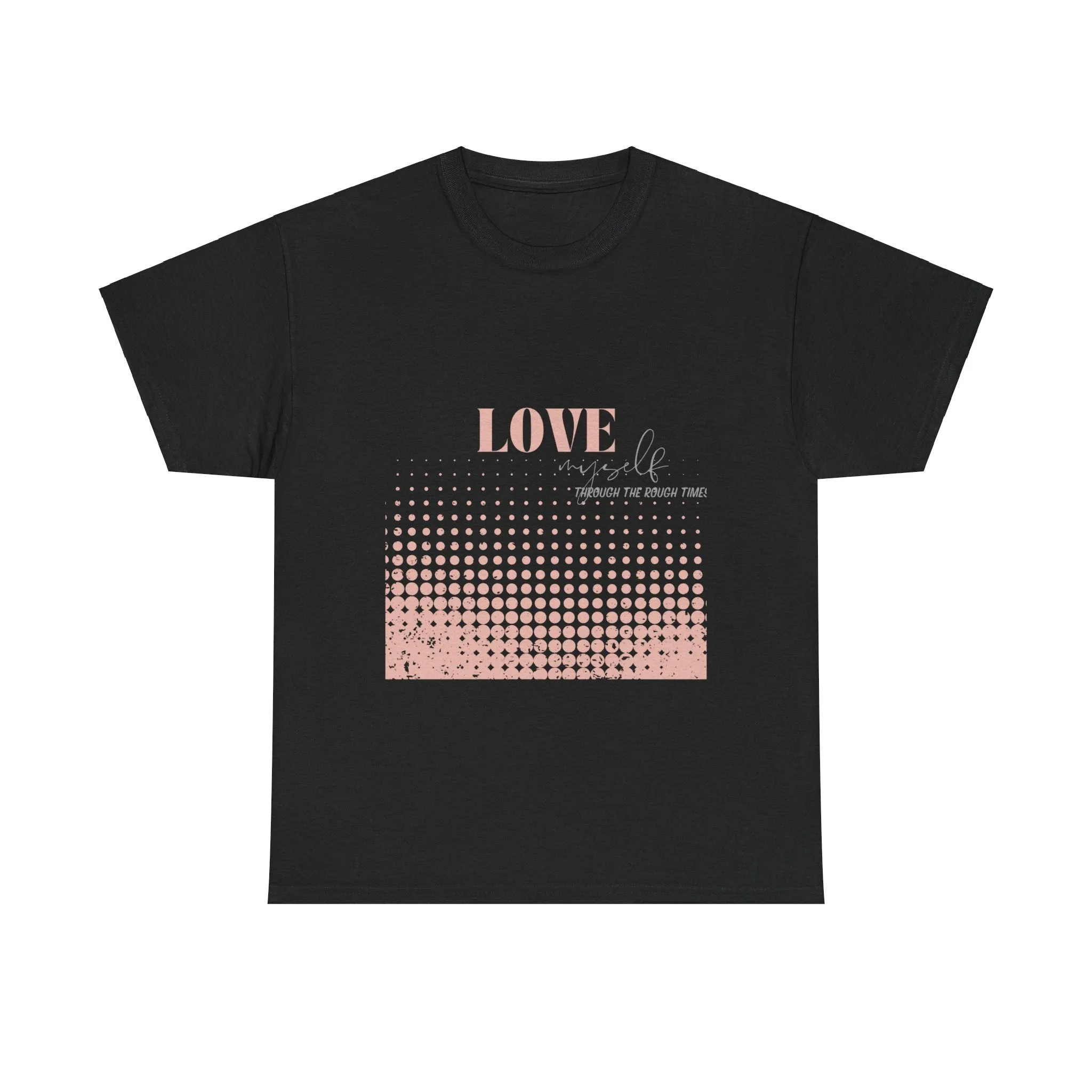 Unisex Heavy Cotton Tee-Love Myself through the Rough Times