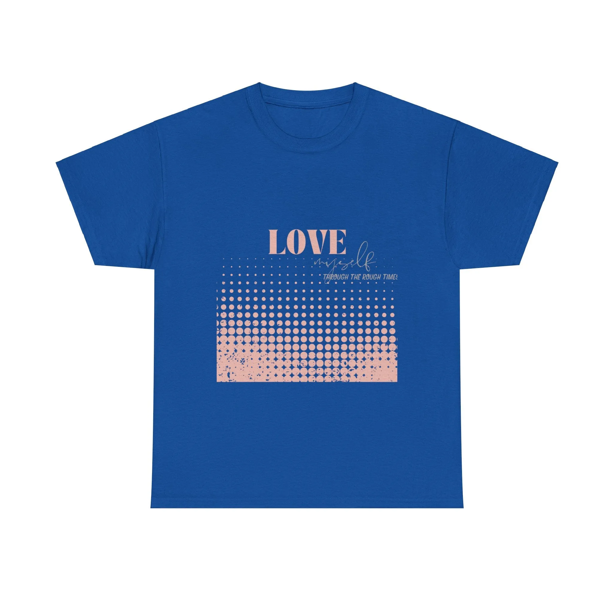 Unisex Heavy Cotton Tee-Love Myself through the Rough Times