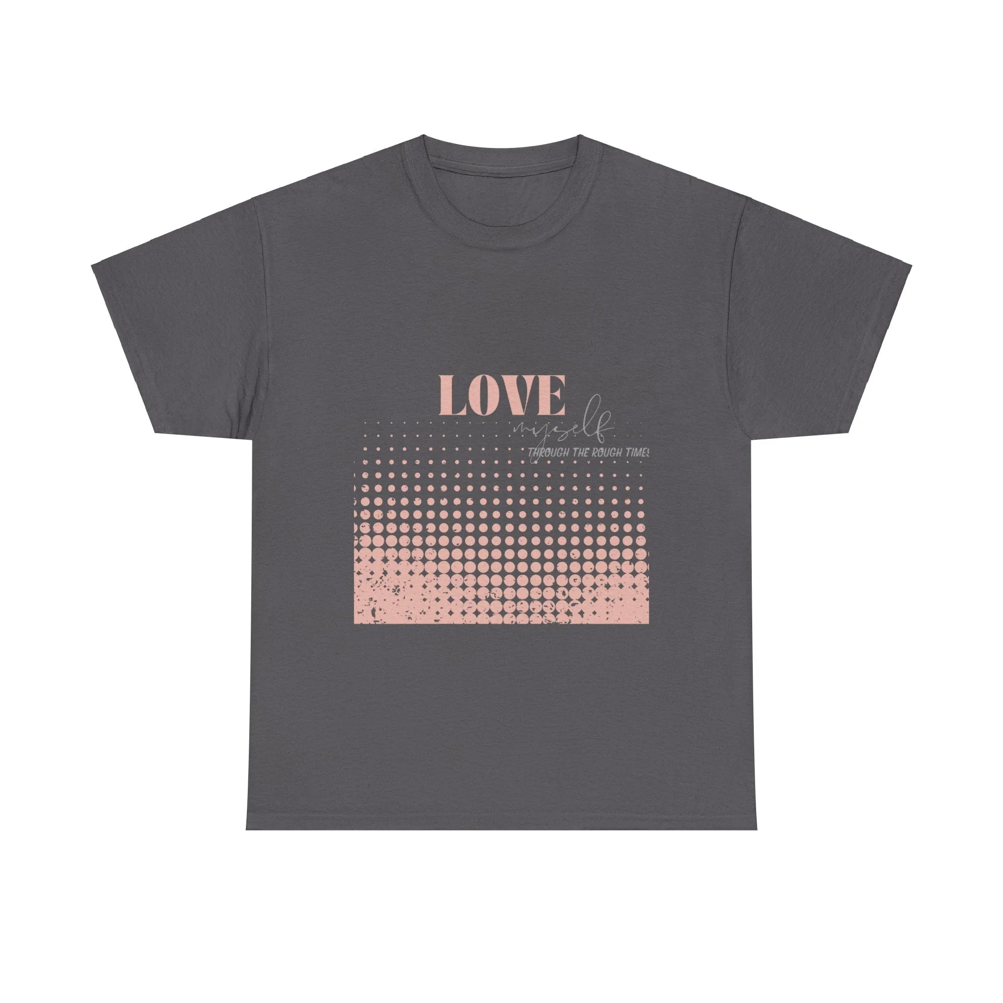 Unisex Heavy Cotton Tee-Love Myself through the Rough Times